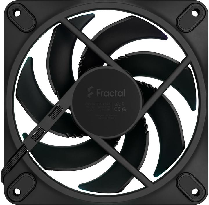 Fractal Ventilateur de boitier Momentum RGB - 12cm (Noir) (120 mm, 1 x)