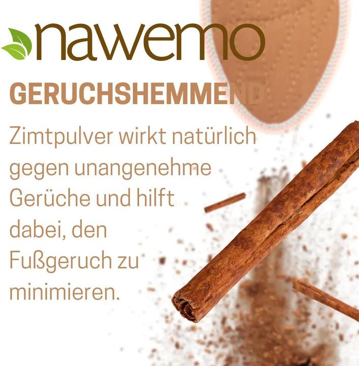 Produktbild Nawemo Zimteinlegesohlen gegen Schweissfüsse