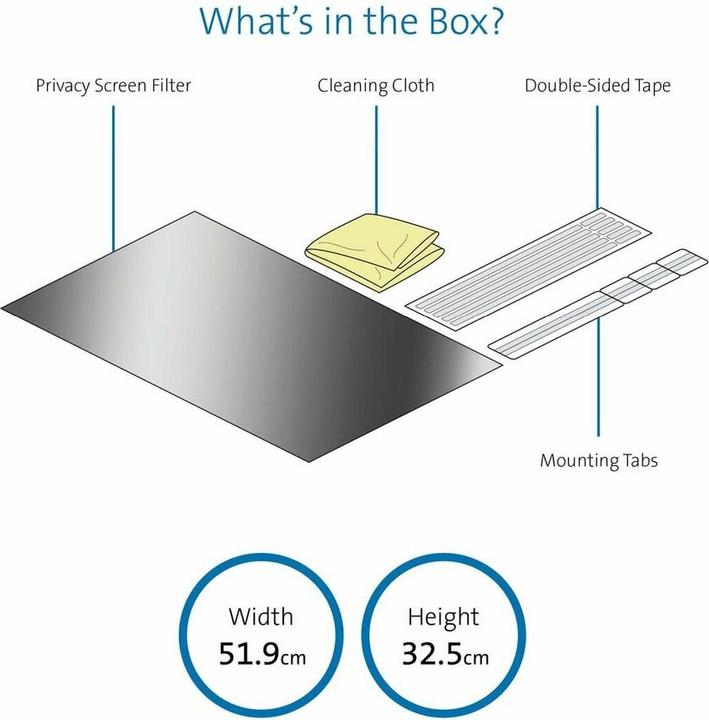 Immagine prodotto Kensington filtro privacy - 2 volte, rimovibile per 24". (24", 16 : 10)