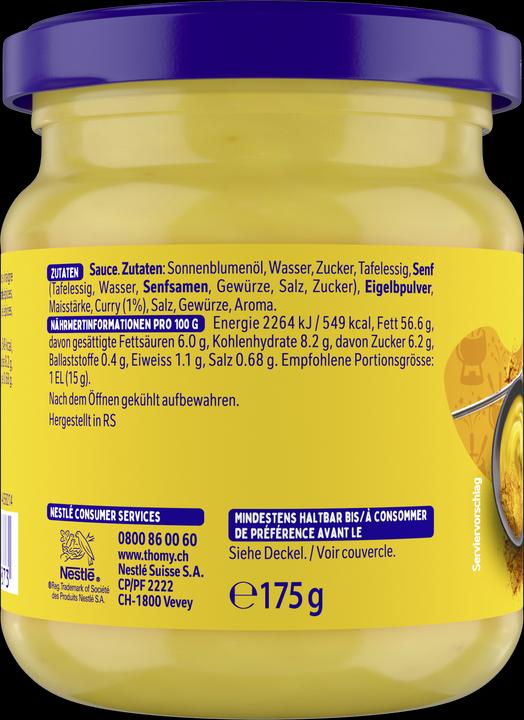 Produktbild THOMY Curry Fondue Chinoise Sauce (175 g)
