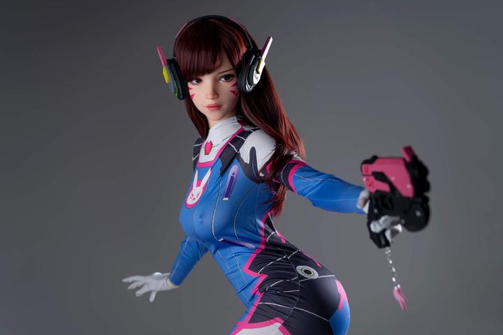 Produktbild Game Lady Full Silicone Doll D.Va 167 cm - Overwatch