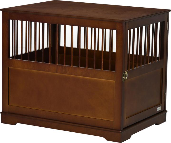 PawHut Hundekäfig mit Holzdesign (Hundehütte)