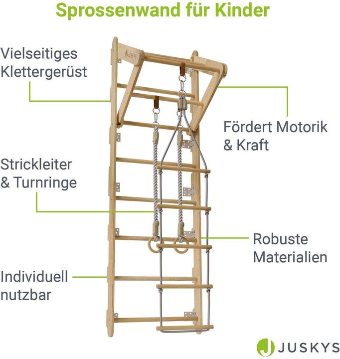 Produktbild Juskys Sprossenwand für Kinder