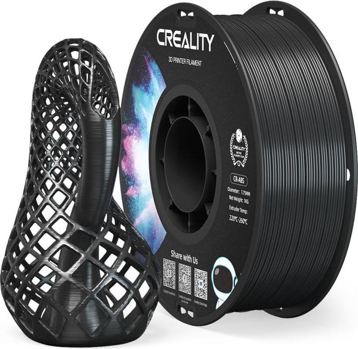 Actual product image Creality Filament ABS (ABS, 1.75 mm, 1000 g, Black)