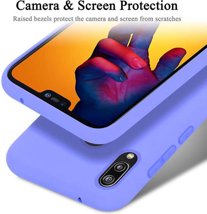 Productafbeelding Cadorabo TPU Liquid Silicone Case Cover (Huawei Nova 3E, Huawei P20 Lite)