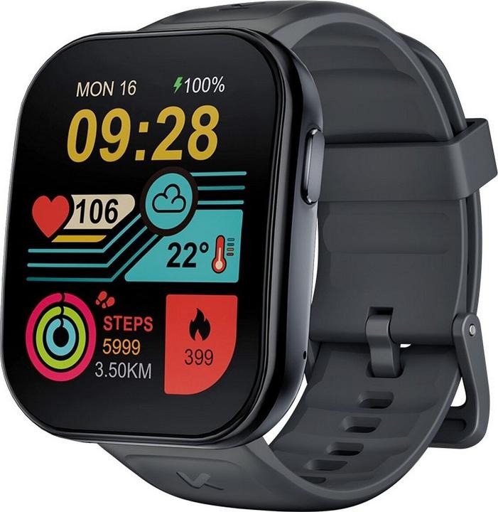 Kumi Smartwatch U6 czarny (black)