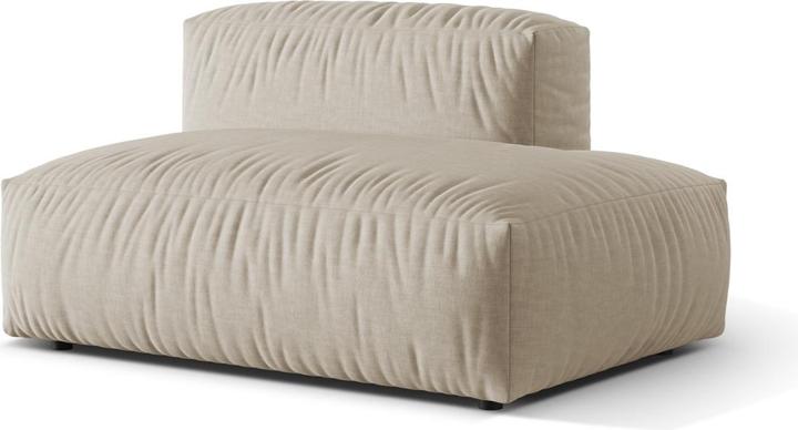 Actual product image Micadoni Modular Right Open Corner Sofa, "Martina", 1 Seat, 133x106x75 Made in Europe (2 person sofa)