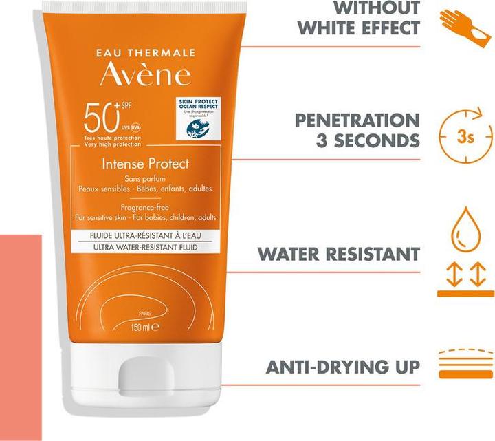 Actual product image Avène Intense Protect - Intensiver Sonnenschutz (Suntan lotion, SPF 50+, 150 ml, 176 g)