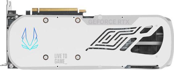Actual product image Zotac GeForce RTx4070Ti SUPR TrntyWhte (16 GB)