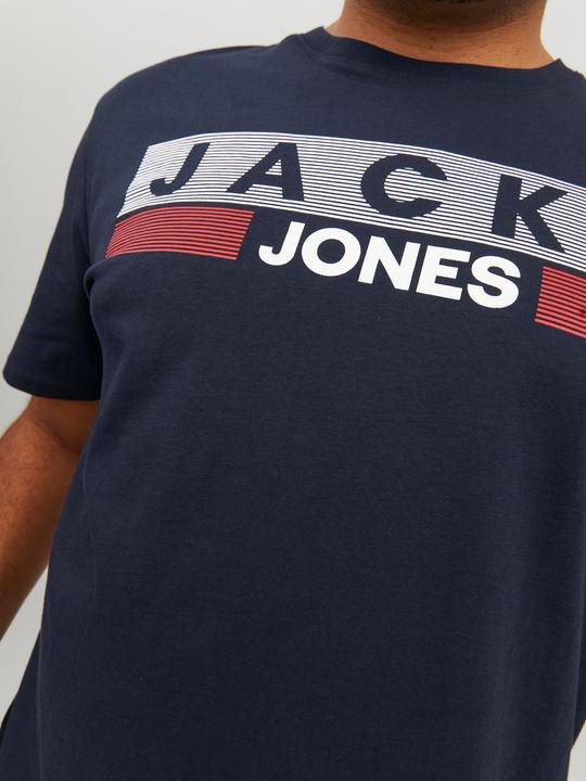 Produktbild Jack & Jones Logoprint Plus size T-shirt (6XL)
