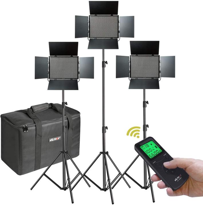 Actual product image Viltrox VL D85T LED Light Triple Kit