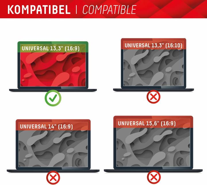 Produktbild Displex Privacy Safe, Laptop Blickschutzfilter (13.30", 16 : 9)