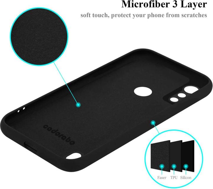 Produktbild Cadorabo Hülle für Motorola MOTO E6s 2020 TPU im Liquid Case Design (Motorola Moto E6s)