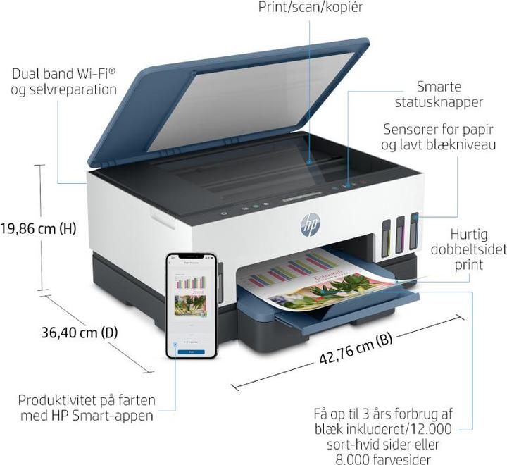Image du produit HP Smart Tank 7006 (Encre, Couleur)