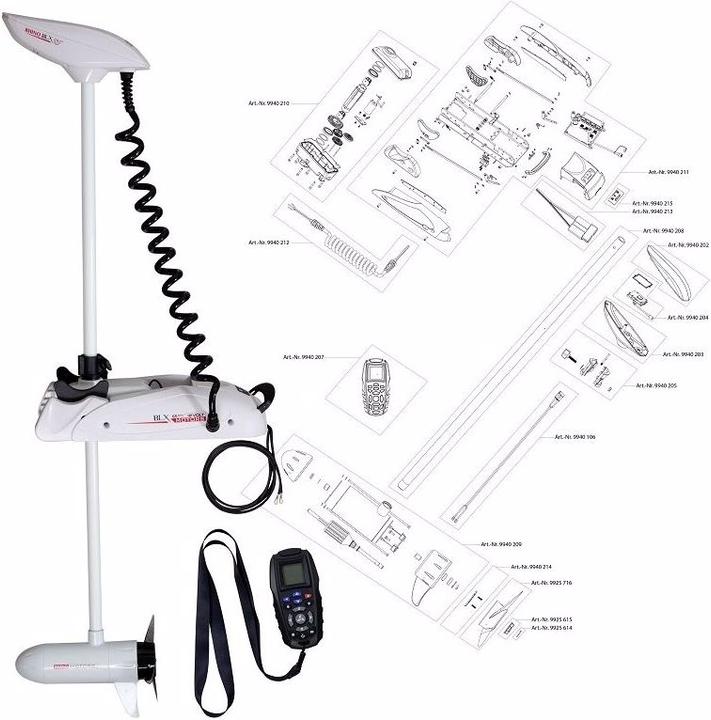 Produktbild BLX 65 BMR GPS Elektroaussenbord-Motor (163 cm)