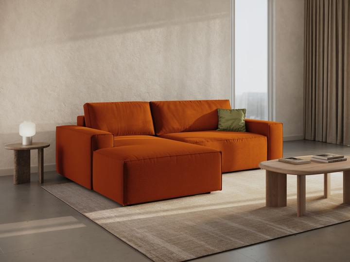 Immagine prodotto Micadoni Divano angolare sinistro con funzione letto e box, "Jodie", 3 posti, 246x151x86 Realizzato in Europa (Divano ad angolo)