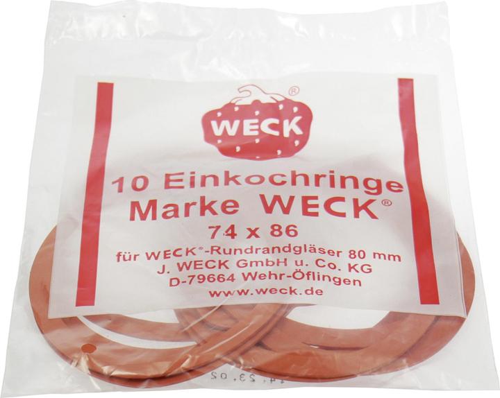Actual product image Weck Rubber Rings (10 pcs., 0.23 l)