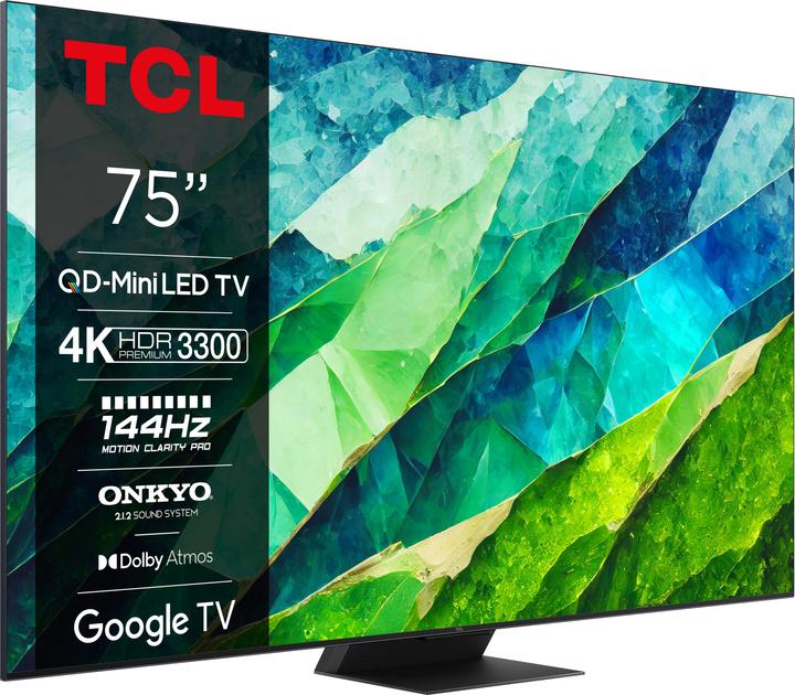 Actual product image TCL 75C855 (75", Mini-LED, 4K, 2024)