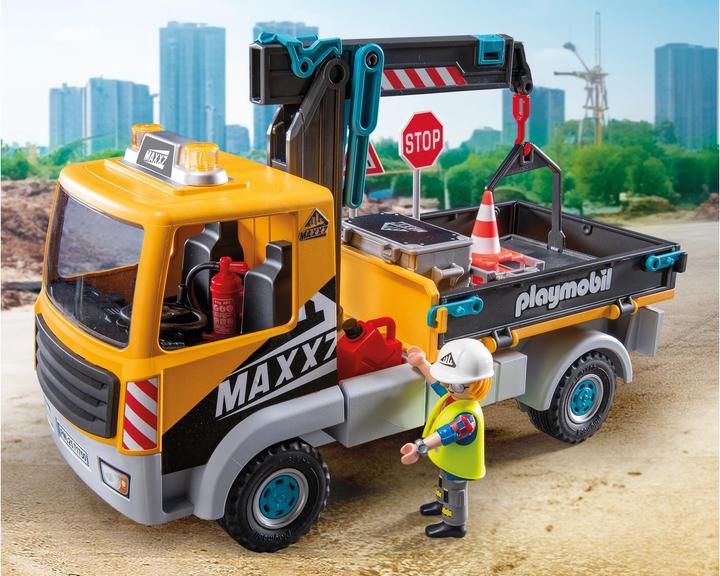 Image du produit Playmobil Camion de chantier avec grue (71750, Playmobil Action Heroes)