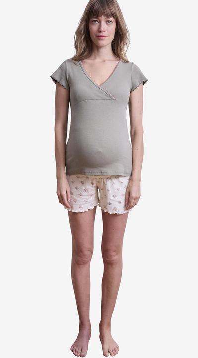 Actual product image Vertbaudet Kurzer Schlafanzug für Schwangerschaft & Stillzeit Oeko-Tex