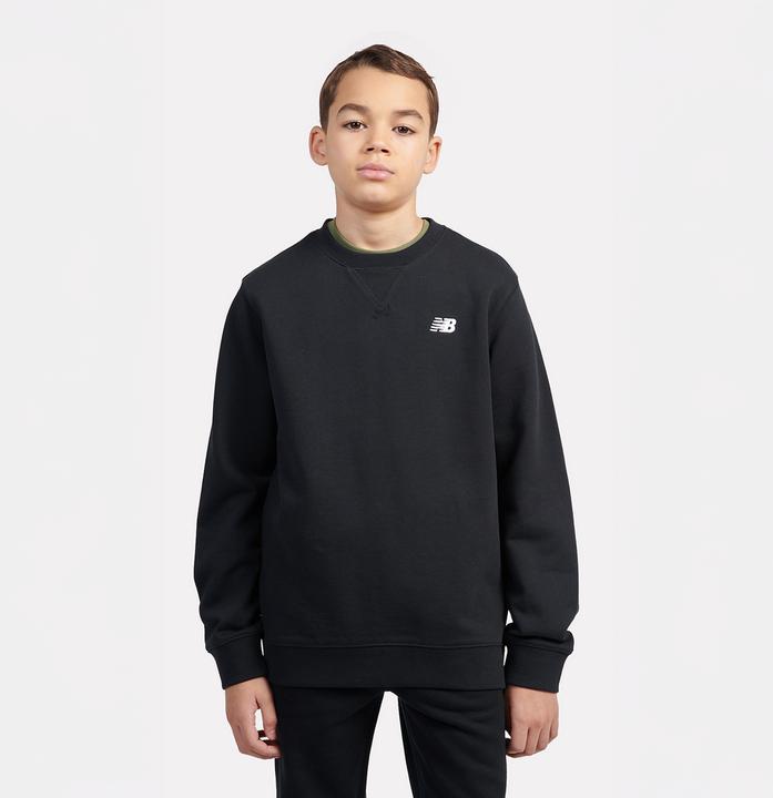Actual product image New Balance B French Terry Small Logo Crew