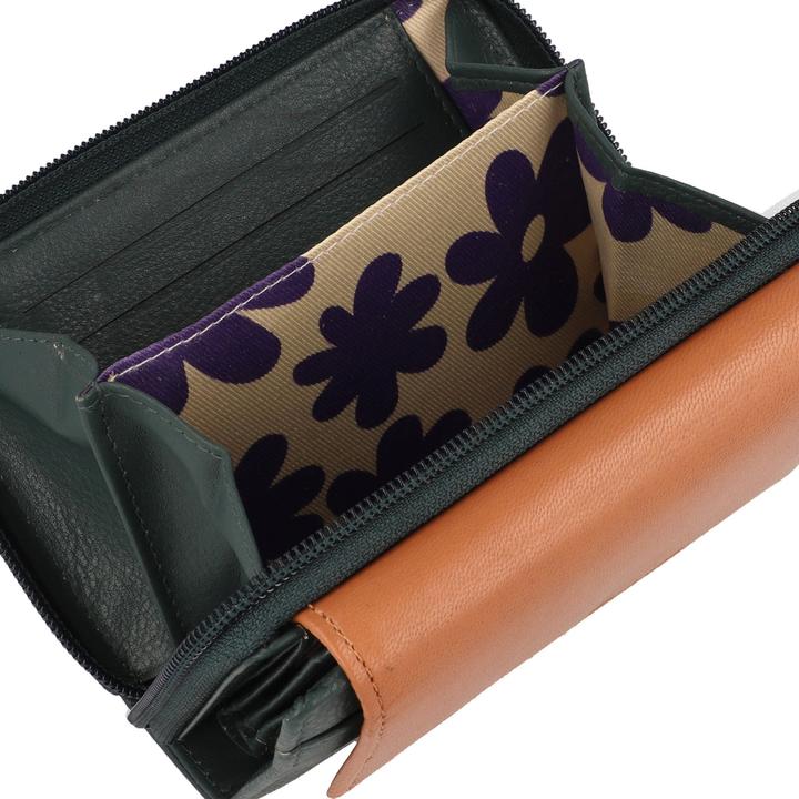 Actual product image Greenburry Nappa Geldbörse RFID Schutz Leder 14 cm