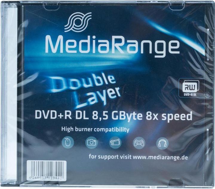 Image du produit MediaRange DVD+R 8,5 Go double couche (1 x)