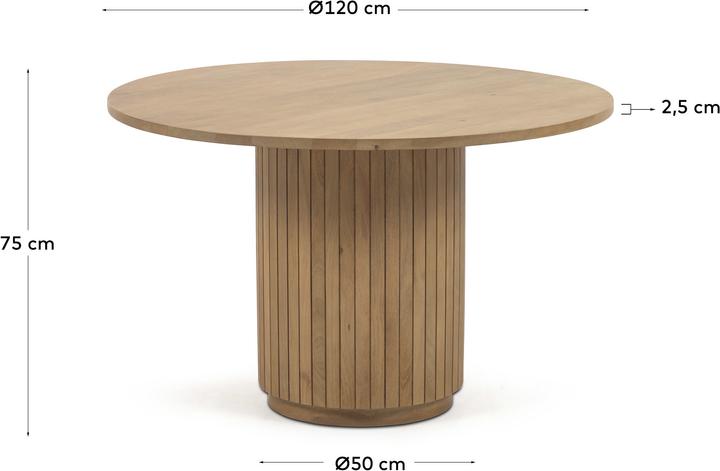 Actual product image Kave Home Licia (120 x 120 cm)