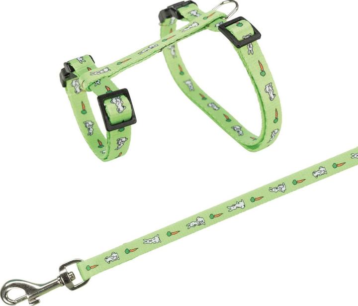 Image du produit Trixie Harnais avec laisse pour lapins avec motif de lapin (Chien, Général)