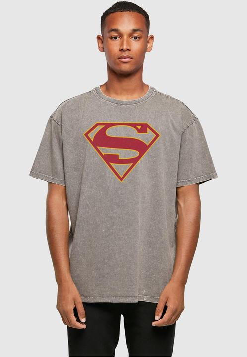Immagine prodotto Absolute Cult Supergirl - Maglietta oversize lavata con acido con logo - 115119 (XXL)