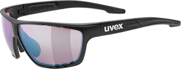 Uvex Sports Sportstyle 706 Colorvision (Black matt-litemirror amber, Blue)