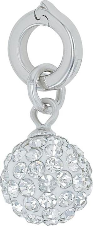 Actual product image Amor charms for ladies, 925 sterling silver, crystal glass (Silver 925)
