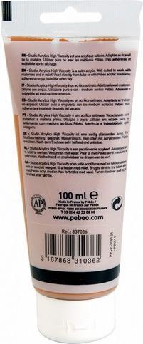 Image du produit Pebeo Acrylique Fine Studio Acrylics (Sienne Nature, 100 ml)