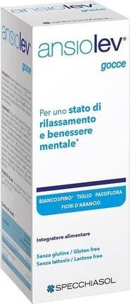 Immagine prodotto Specchiasol Ansiolev Gocce Istantanee Integratore alimentare 20ml (20 ml)