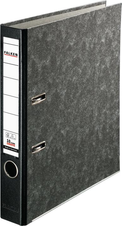 Produktbild Falken Ordner Recycling Plus 50mm DIN A4 Werkstoff: Pappe Material der Kaschierung aussen: Papier schwarz (A4, 50 mm, 1 Stück)