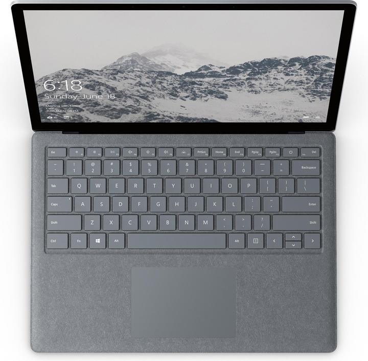 Actual product image Microsoft Surface Laptop 2.50GHz i5-7200U 13.5Zoll 2256 x 1504Pixel Touchscreen Platin Notebook (13.50", Intel Core i5-7200U, 8 GB, 256 GB)