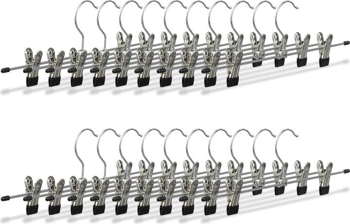 Relaxdays Broekenhanger set (20 x)