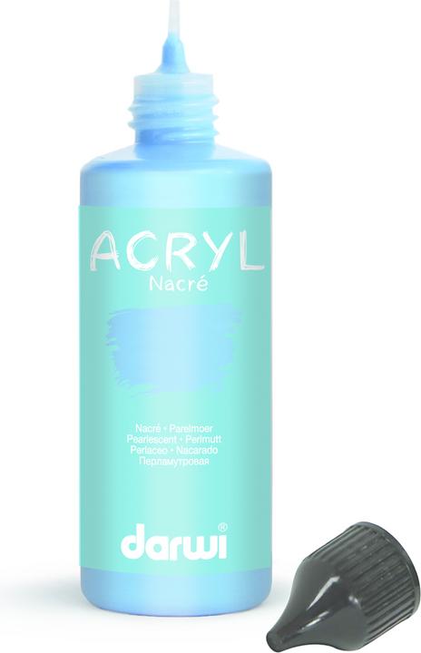 Immagine prodotto Clairefontaine Madreperla acrilica (Blu madreperla, 80 ml)