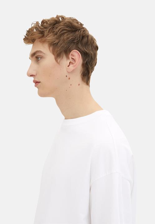 Actual product image Tom Tailor Shirt Oversized-T-Shirt mit Rundhalsausschnitt aus Baumwolljersey (L)
