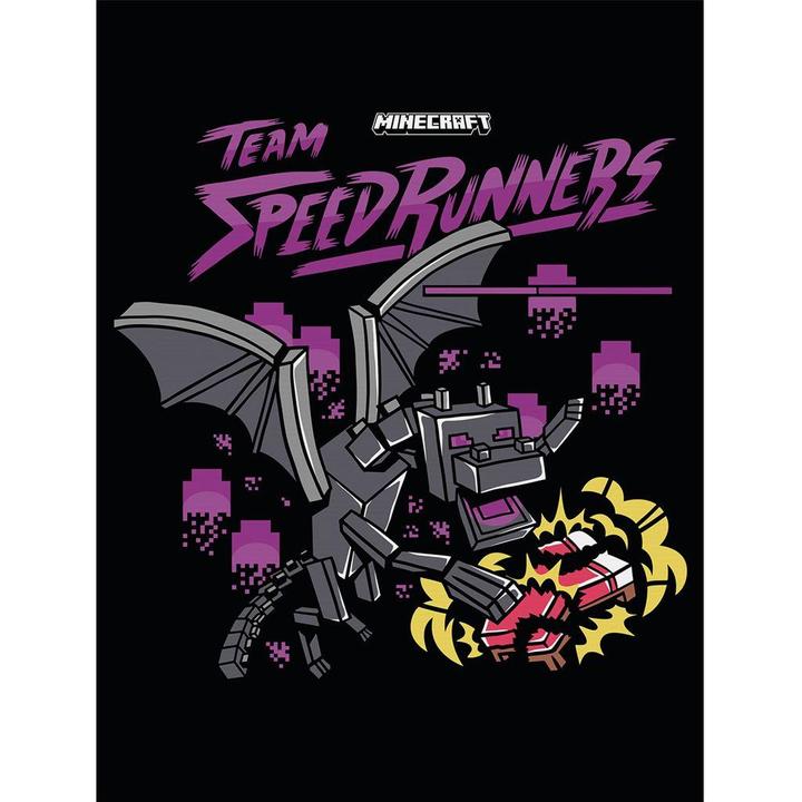 Image du produit Minecraft - Impression sur toile TEAM SPEEDRUNNERS (40 x 40 cm)