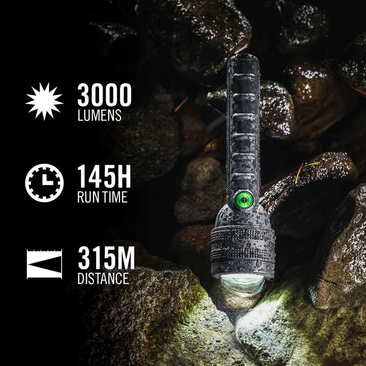 Produktbild Coast GX40R Wasserdichte wiederaufladbare Taschenlampe 3000 Lumen (20.30 cm, 2000 lm)