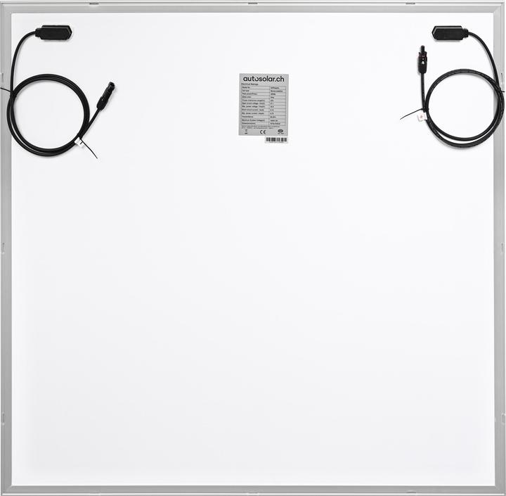 Actual product image Autosolar Balkonkraftwerk mit weiss/grau Nadelstreifen (600 W)