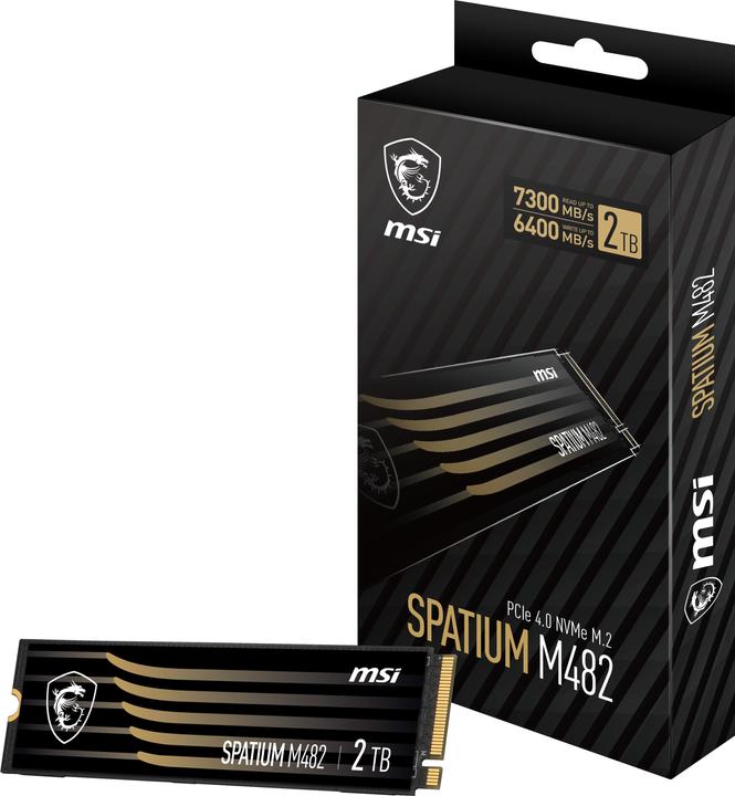 Image du produit MSI Spatium M482 (2000 Go, M.2 2280)