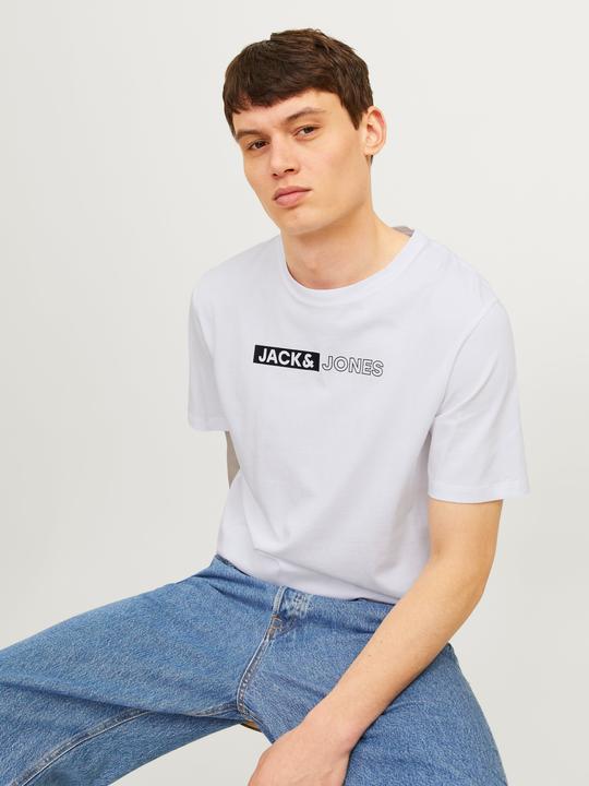 Immagine prodotto Jack & Jones Maglietta con logo a girocollo (XS)