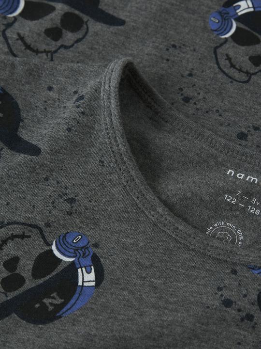 Produktbild Name it Nkmnightset Dark Grey Mel Skull Noos (86)