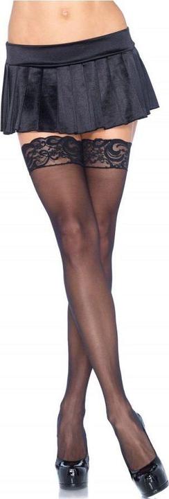 Produktbild Leg Avenue Straps-Strümpfe mit Spitze (One Size)