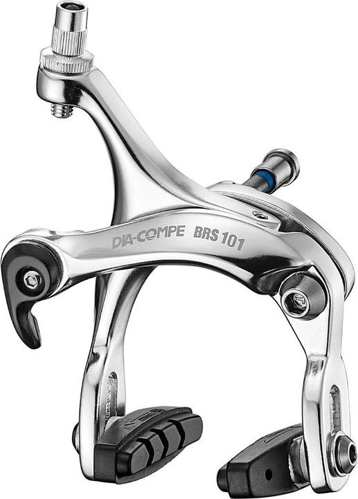 Actual product image DIA BRS101 road bike brake - silver (Front wheel brake, Brake Caliper)