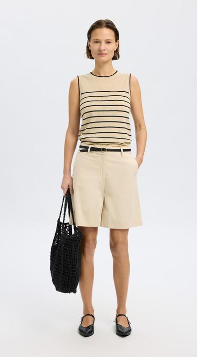 Actual product image Selected Femme Leinenmix Stricktop (L)
