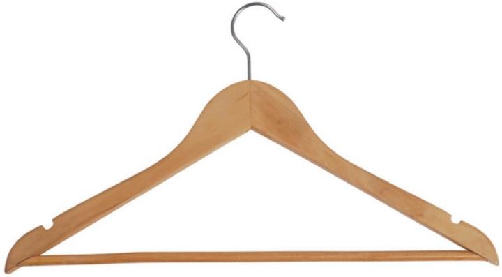 Alba Appendiabiti, legno, confezione da 25 pezzi. (25 x)