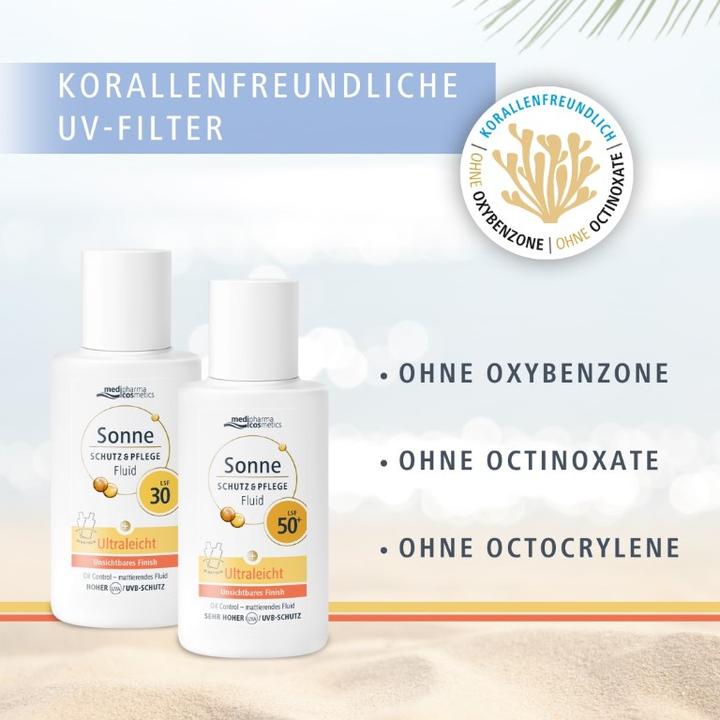 Actual product image Dr. Theiss SUN SCHU+PFL FLUI LSF50+ (Suntan cream, SPF 50+, 50 ml)